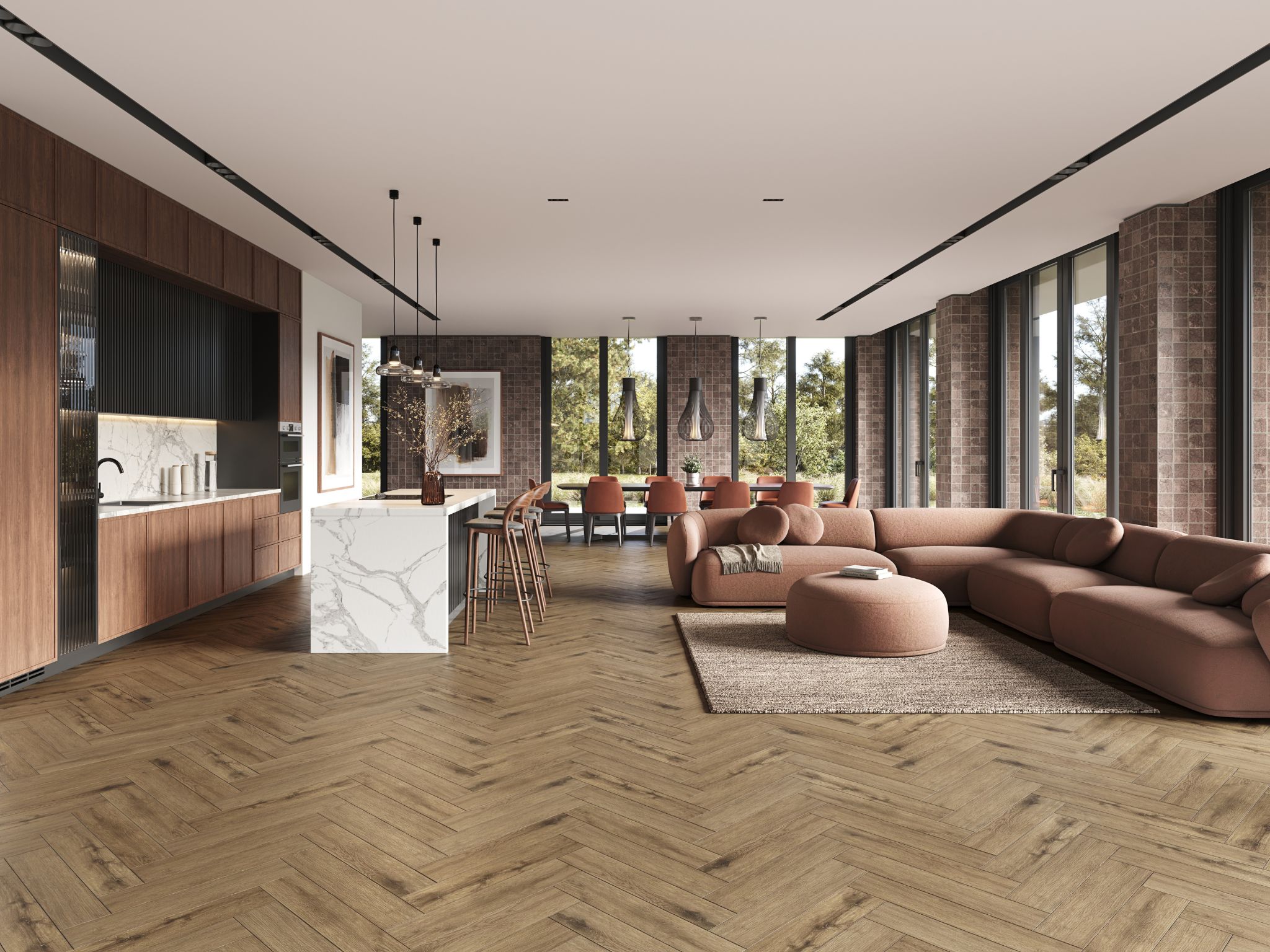 Panel winylowy Herringbone 55 – 3239H-55 – zdjęcie 3
